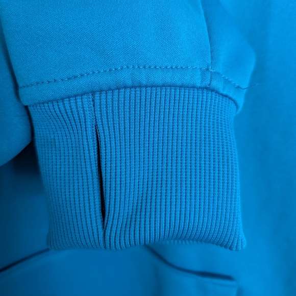 Burton Snowboard Company Dryride Hoodie Men's Medium Blue Pullover Spellout - Picture 4 of 13